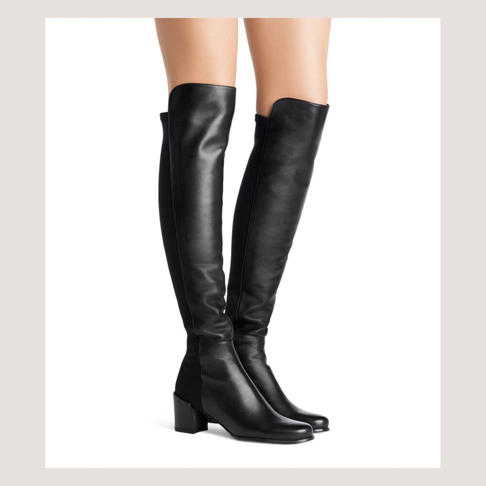Stuart Weitzman Over-The-Knee City Block Boot, EU 38 / US 7.5